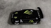 Mitsubishi Lancer Evolution X Monster Energy para GTA San Andreas miniatura 2