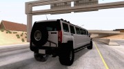 Hummer H3 Limousine для GTA San Andreas миниатюра 4