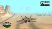 Lockheed Martin F-22 Raptor для GTA San Andreas миниатюра 8
