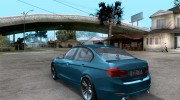 BMW 3 Series F30 2012 для GTA San Andreas миниатюра 3