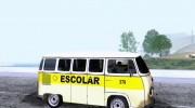 VW Kombi Escolar de Porto Alegre para GTA San Andreas miniatura 4