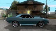 Plymouth Barracuda для GTA San Andreas миниатюра 5