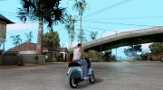 GTAIV EFLC Faggio Classic для GTA San Andreas миниатюра 4