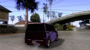 Toyota BB для GTA San Andreas миниатюра 4