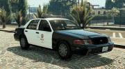 LAPD Ford CVPI Arjent 4K v3 для GTA 5 миниатюра 1