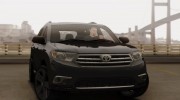 Toyota Highlander 2011 для GTA San Andreas миниатюра 3