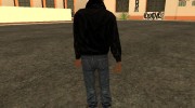 Vitos Black Renegade Jacket from Mafia II para GTA San Andreas miniatura 4