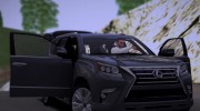 Lexus GX460 2014 для GTA San Andreas миниатюра 5