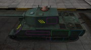 Контурные зоны пробития AMX M4 mle. 45 для World Of Tanks миниатюра 2