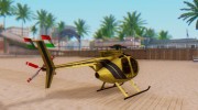 Helicopter MD500E PJ2 para GTA San Andreas miniatura 3