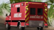 Ambulance - Metro Fire Ambulance 69 для GTA San Andreas миниатюра 6