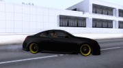 Infiniti G37 HellaFlush для GTA San Andreas миниатюра 4
