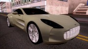 Aston Martin One 77 для GTA San Andreas миниатюра 1
