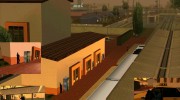 Оживлённый железнодорожный вокзал в Лос Сантосе для GTA San Andreas миниатюра 1