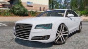 Audi A8 v1.1 для GTA 5 миниатюра 1