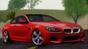 BMW M6 2013 para GTA San Andreas miniatura 2