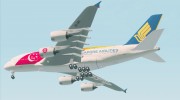 Airbus A380-800 Singapore Airlines Singapores 50th Birthday Livery (9V-SKI) para GTA San Andreas miniatura 16