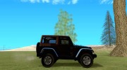 Jeep Wrangler Rubicon для GTA San Andreas миниатюра 5