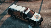 2012 Cadillac Escalade ESV Police Version Paintjobs para GTA 5 miniatura 4