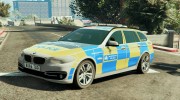 Met Police BMW 525D F11 (ANPR Interceptor) 1.1 para GTA 5 miniatura 1