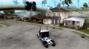 Peterbilt 379 Custom And Tanker Trailer para GTA San Andreas miniatura 3