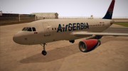 Airbus A319-100 Air Serbia для GTA San Andreas миниатюра 1