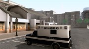 SWAT Truck для GTA San Andreas миниатюра 2