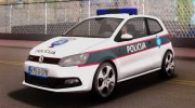 Volkswagen Polo GTI BIH Police Car для GTA San Andreas миниатюра 2
