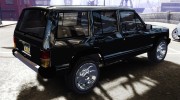 Jeep Cherokee 1992 for GTA 4 miniature 5