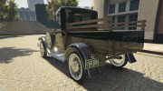 Ford A Pick-up 1930 for GTA 5 miniature 4