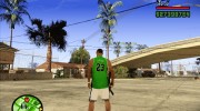 Футболка Jordan 23 для GTA San Andreas миниатюра 3