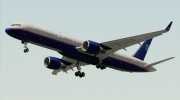 Boeing 757-200 United Airlines для GTA San Andreas миниатюра 17