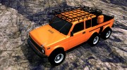 ВАЗ 2121 6x6 Orange style for Street Legal Racing Redline miniature 1