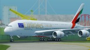 Airbus A380-800 Emirates для GTA San Andreas миниатюра 6