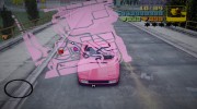HQ Pink Radar для GTA 3 миниатюра 3
