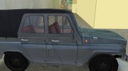 УАЗ 469 военный для GTA Vice City миниатюра 6