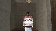 Зимний свитер с оленями для GTA San Andreas миниатюра 1