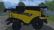 New Holland CR 90.75 Yellow Bull для Farming Simulator 2015 миниатюра 5