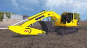 Komatsu PC 210 LC для Farming Simulator 2015 миниатюра 7