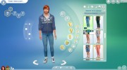 Мужские джинсы для Sims 4 миниатюра 3