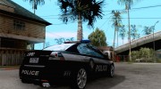 Pontiac G8 Police para GTA San Andreas miniatura 4