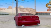 Lexus IS-F 2011 para GTA San Andreas miniatura 3