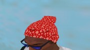 Новогодняя шапка para GTA San Andreas miniatura 3