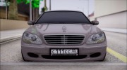 Mercedes-Benz S600 для GTA San Andreas миниатюра 2
