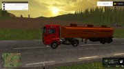 НефАЗ Tanker Trailer v2.5 para Farming Simulator 2015 miniatura 1