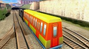Пассажирский поезд 1 из Subway Surfers для GTA San Andreas миниатюра 3