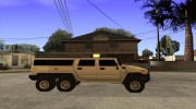 Hummer H6 для GTA San Andreas миниатюра 5