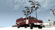 КрАЗ - 5233 Пожарный г. Винницы para GTA San Andreas miniatura 4