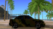 Lada Priora ARMY STYLE для GTA San Andreas миниатюра 5