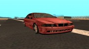 BMW 530d Red Black для GTA San Andreas миниатюра 1
